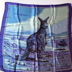 Vtg Australia Souvenir  Scarf